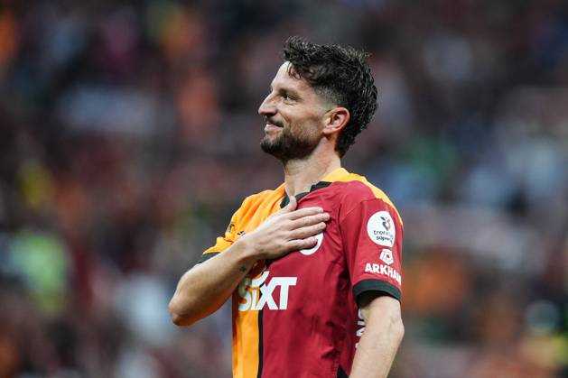 Galatasaray v RAMS Basaksehir - Turkish Super Lig ISTANBUL, TURKIYE - MAY 30: Dries Mertens of Galatasaray celebrates after scoring a goal during Turkish Super Lig match between Galatasaray and RAMS Basaksehir at RAMS Park in Istanbul, Turkiye on May 30, 2025. Hakan Akgun Anadolu Istanbul Turkey. Editorial use only. Please get in touch for any other usage. Copyright: x2025xAnadoluxHakanxAkgunx