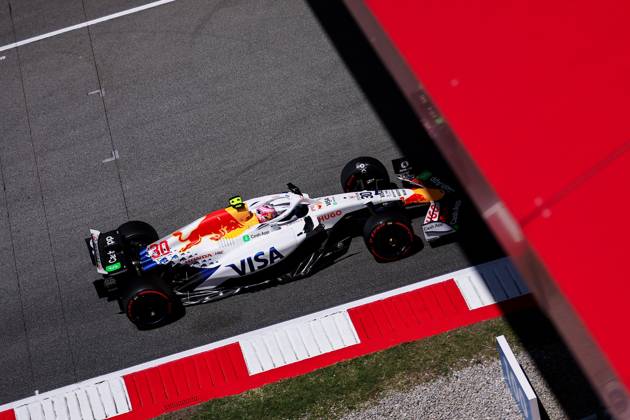 F1 - SPANISH GRAND PRIX 2025 30 LAWSON Liam (nzl), Visa Cash App RB F1 Team VCARB02, action during the Formula 1 Aramco Gran Premio de Espana 2025, Spanish Grand Prix 2025, 9th round of the 2025 FIA Formula One World Championship, WM, Weltmeisterschaft from May 30 to June 1, 2025 on the Circuit de Barcelona-Catalunya, in Montmelo, Spain - MontmeloSpain Copyright: xEricxAlonsox