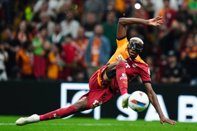 Galatasaray v RAMS Basaksehir - Turkish Super Lig ISTANBUL, TURKIYE - MAY 30: Victor Osimhen of Galatasaray in action during the 38th and final week match of the Turkish Super Lig between Galatasaray and RAMS Basaksehir at RAMS Park in Istanbul, Turkiye on May 30, 2025. Hakan Akgun Anadolu Istanbul Turkey. Editorial use only. Please get in touch for any other usage. Copyright: x2025xAnadoluxHakanxAkgunx