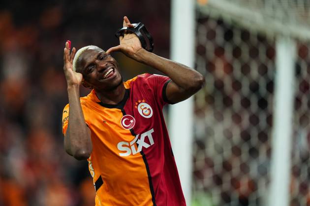 Galatasaray v RAMS Basaksehir - Turkish Super Lig ISTANBUL, TURKIYE - MAY 30: Victor Osimhen of Galatasaray celebrates after scoring a goal during the 38th and final week match of the Turkish Super Lig between Galatasaray and RAMS Basaksehir at RAMS Park in Istanbul, Turkiye on May 30, 2025. Hakan Akgun Anadolu Istanbul Turkey. Editorial use only. Please get in touch for any other usage. Copyright: x2025xAnadoluxHakanxAkgunx