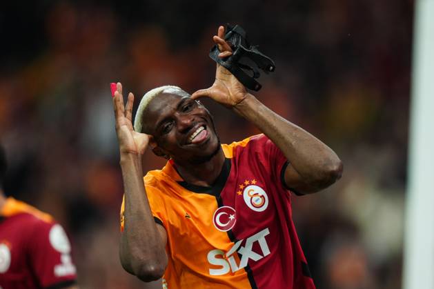 Galatasaray v RAMS Basaksehir - Turkish Super Lig ISTANBUL, TURKIYE - MAY 30: Victor Osimhen of Galatasaray celebrates after scoring a goal during the 38th and final week match of the Turkish Super Lig between Galatasaray and RAMS Basaksehir at RAMS Park in Istanbul, Turkiye on May 30, 2025. Hakan Akgun Anadolu Istanbul Turkey. Editorial use only. Please get in touch for any other usage. Copyright: x2025xAnadoluxHakanxAkgunx