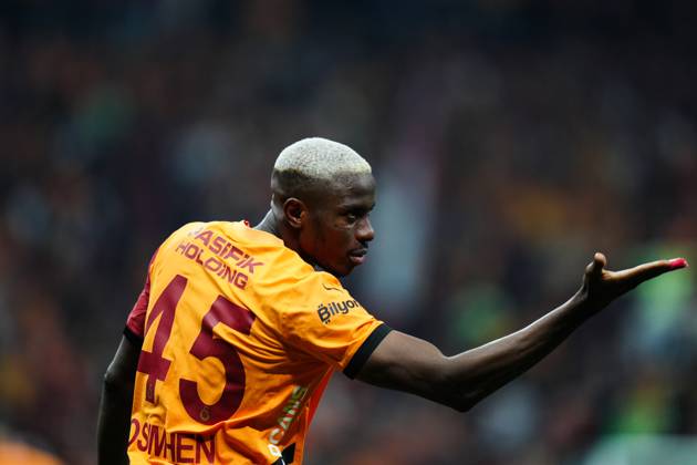 Galatasaray v RAMS Basaksehir - Turkish Super Lig ISTANBUL, TURKIYE - MAY 30: Victor Osimhen of Galatasaray celebrates after scoring a goal during the 38th and final week match of the Turkish Super Lig between Galatasaray and RAMS Basaksehir at RAMS Park in Istanbul, Turkiye on May 30, 2025. Hakan Akgun Anadolu Istanbul Turkey. Editorial use only. Please get in touch for any other usage. Copyright: x2025xAnadoluxHakanxAkgunx