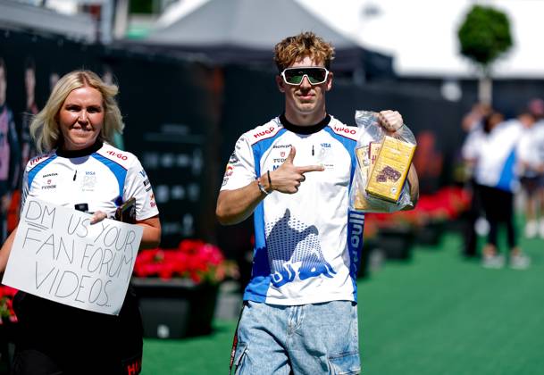 F1 - SPANISH GRAND PRIX 2025 LAWSON Liam (nzl), Visa Cash App RB F1 Team VCARB02, portrait during the Formula 1 Aramco Gran Premio de Espana 2025, Spanish Grand Prix 2025, 9th round of the 2025 FIA Formula One World Championship, WM, Weltmeisterschaft from May 30 to June 1, 2025 on the Circuit de Barcelona-Catalunya, in Montmelo, Spain - MontmeloSpain Copyright: xCharlyxLopezx
