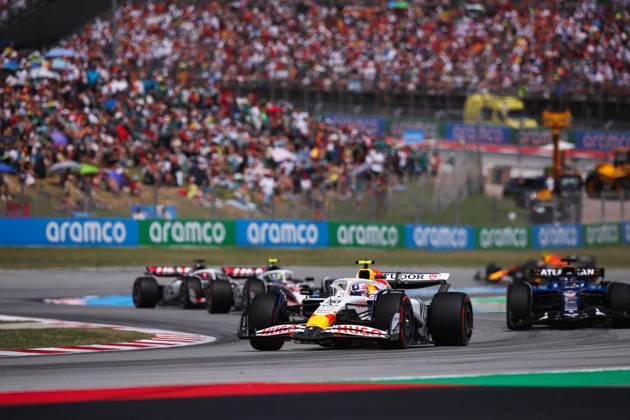 F1 - SPANISH GRAND PRIX 2025 30 LAWSON Liam (nzl), Visa Cash App RB F1 Team VCARB02, action during the Formula 1 Aramco Gran Premio de Espana 2025, Spanish Grand Prix 2025, 9th round of the 2025 FIA Formula One World Championship, WM, Weltmeisterschaft from May 30 to June 1, 2025 on the Circuit de Barcelona-Catalunya, in Montmelo, Spain - MontmeloSpain Copyright: xEricxAlonsox