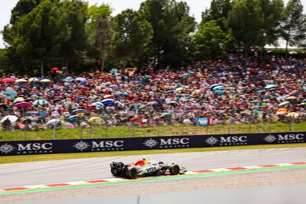 F1 - SPANISH GRAND PRIX 2025 30 LAWSON Liam (nzl), Visa Cash App RB F1 Team VCARB02, action during the Formula 1 Aramco Gran Premio de Espana 2025, Spanish Grand Prix 2025, 9th round of the 2025 FIA Formula One World Championship, WM, Weltmeisterschaft from May 30 to June 1, 2025 on the Circuit de Barcelona-Catalunya, in Montmelo, Spain - MontmeloSpain Copyright: xFLORENTxGOODENx