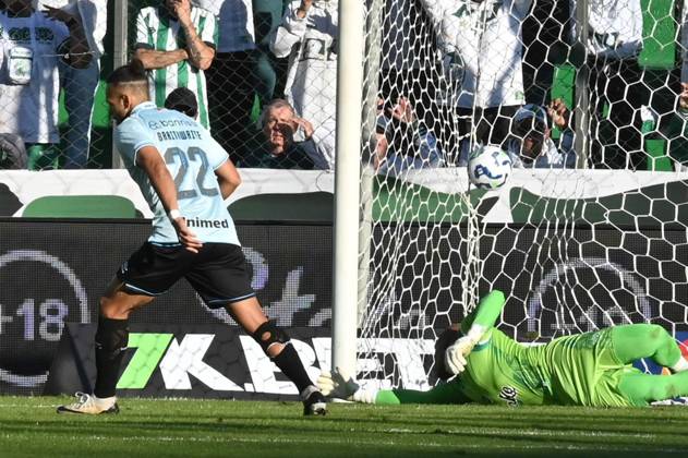 Juventude x Grêmio CAXIAS DO SUL, RS - 01.06.2025: JUVENTUDE X GRêMIO - Images of the football match between Juventude and Grêmio, valid for the 11th round of the 2025 Brazilian Championship, Series A, played at the Alfredo Jaconi Stadium, in Caxias do Sul, RS (01). (Photo: Antà nio Machado Fotoarena) x2747581x Antà nioxMachado