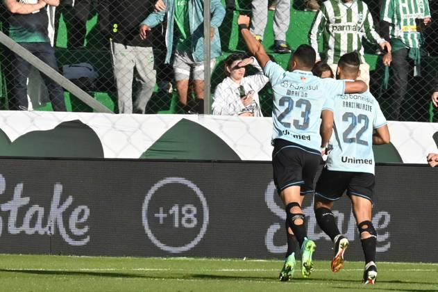 Juventude x Grêmio CAXIAS DO SUL, RS - 01.06.2025: JUVENTUDE X GRêMIO - Images of the football match between Juventude and Grêmio, valid for the 11th round of the 2025 Brazilian Championship, Series A, played at the Alfredo Jaconi Stadium, in Caxias do Sul, RS (01). (Photo: Antà nio Machado Fotoarena) x2747583x Antà nioxMachado