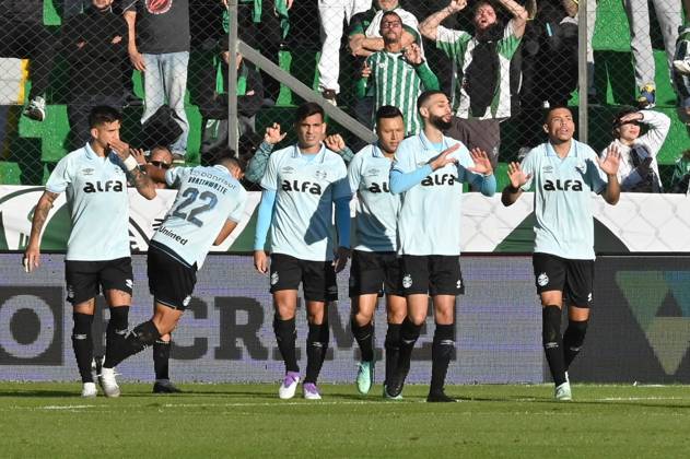 Juventude x Grêmio CAXIAS DO SUL, RS - 01.06.2025: JUVENTUDE X GRêMIO - Images of the football match between Juventude and Grêmio, valid for the 11th round of the 2025 Brazilian Championship, Series A, played at the Alfredo Jaconi Stadium, in Caxias do Sul, RS (01). (Photo: Antà nio Machado Fotoarena) x2747584x Antà nioxMachado