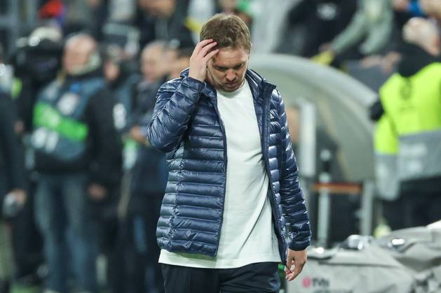 UEFA Nations League - 24 25 - Deutschland - Italien am 23.03.2025 im Signal Iduna Park in Dortmund Trainer Coach Julian Nagelsmann (Deutschland) nachdenklich