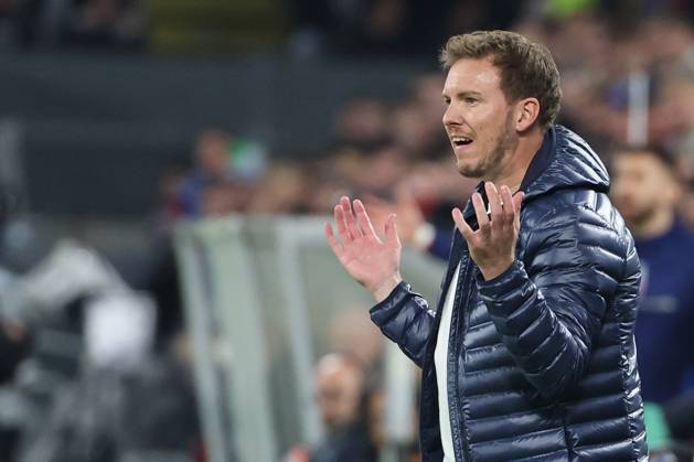 UEFA Nations League - 24 25 - Deutschland - Italien am 23.03.2025 im Signal Iduna Park in Dortmund Trainer Coach Julian Nagelsmann (Deutschland) gestikuliert
