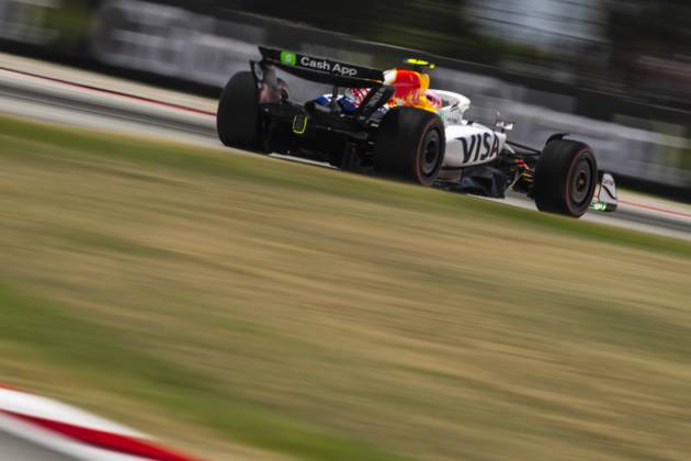 F1 - SPANISH GRAND PRIX 2025 30 LAWSON Liam (nzl), Visa Cash App RB F1 Team VCARB02, action during the Formula 1 Aramco Gran Premio de Espana 2025, Spanish Grand Prix 2025, 9th round of the 2025 FIA Formula One World Championship, WM, Weltmeisterschaft from May 30 to June 1, 2025 on the Circuit de Barcelona-Catalunya, in Montmelo, Spain - MontmeloSpain Copyright: xCharlyxLopezx
