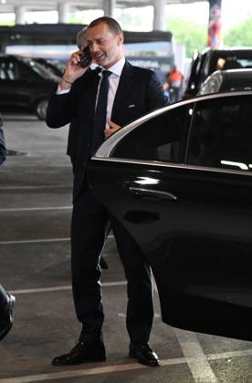 04.06.2025, xjrdrx, Fussball UEFA Nations League 1 2 Finale, Deutschland - Portugal v.l. UEFA Praesident Aleksander Ceferin (DFL DFB REGULATIONS PROHIBIT ANY USE OF PHOTOGRAPHS as IMAGE SEQUENCES and or QUASI-VIDEO) Muenchen
