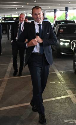04.06.2025, xjrdrx, Fussball UEFA Nations League 1 2 Finale, Deutschland - Portugal v.l. UEFA Praesident Aleksander Ceferin (DFL DFB REGULATIONS PROHIBIT ANY USE OF PHOTOGRAPHS as IMAGE SEQUENCES and or QUASI-VIDEO) Muenchen
