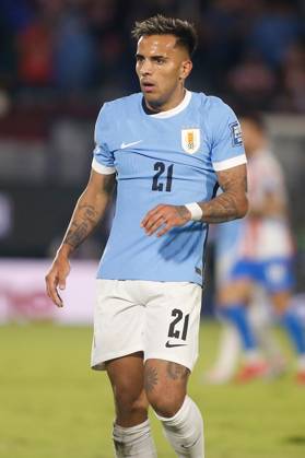 ASUNCION, PARAGUAY - JUNE 05: Rodrigo Zalazar of Uruguay national team, Nationalteam during the FIFA World Cup, WM, Weltmeisterschaft, Fussball 2026 Qualifier match between Paraguay and Uruguay at Estadio Defensores del Chaco on June 05, 2025 in Asuncion, Paraguay. National team of Paraguay v Uruguay - FIFA World Cup 2026 Qualifier match Copyright: xSFSIx