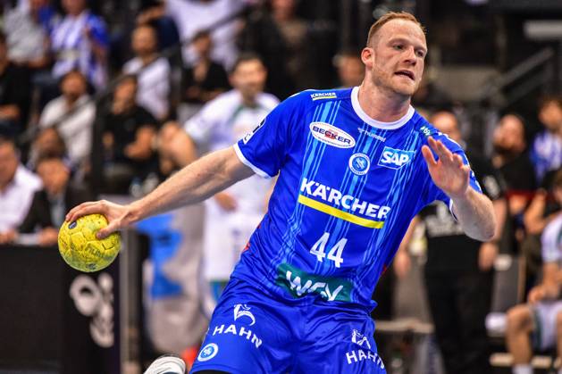 TVB Stuttgart - SC DHfK Leipzig; Stuttgart, 08.06.2025 Lenny Rubin (Stuttgart 44) ; Stuttgart, 08.06.2025 - 34. Spieltag der Handball-Bundesliga, TVB Stuttgart - SC DHfK Leipzig, Porsche-Arena, Stuttgart. Copyright: xBEAUTIFULxSPORTS Märklx