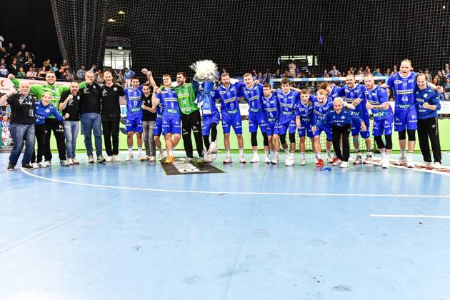 TVB Stuttgart - SC DHfK Leipzig; Stuttgart, 08.06.2025 Klassenerhalt gesichert; Stuttgart jubelt! ; Stuttgart, 08.06.2025 - 34. Spieltag der Handball-Bundesliga, TVB Stuttgart - SC DHfK Leipzig, Porsche-Arena, Stuttgart. Copyright: xBEAUTIFULxSPORTS Märklx
