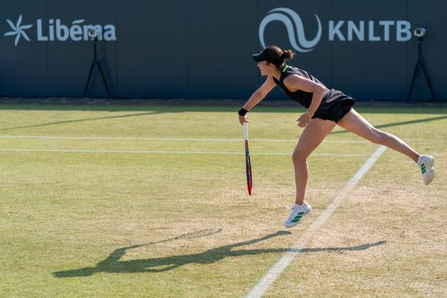 2025-06-13 2025 Libema Open Grass Court Championships Autotron ROSMALEN, NETHERLANDS - JUNE 13: Elena-Gabriela Ruse of Romania during the 2025 Libema Open Grass Court Championships at Autotron on June 13, 2025 in Rosmalen, Netherlands. Rosmalen Autotron Netherlands Content not available for redistribution in The Netherlands directly or indirectly through any third parties. Copyright: xMarleenxFouchierx