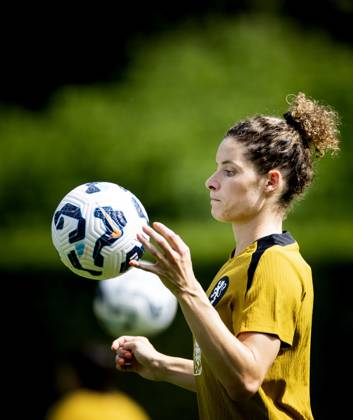 ZEIST - Dominique Janssen during a training session in preparation for the European Championships in Switzerland. ANP KOEN VAN WEEL xVIxANPxSportx xxANPxIVx 530158562 originalFilename: 530158562