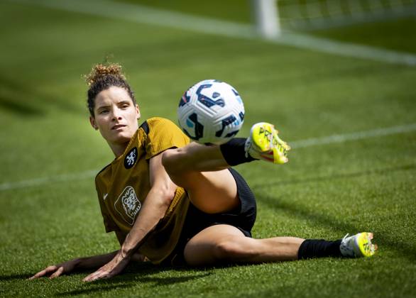 ZEIST - Dominique Janssen during a training session in preparation for the European Championships in Switzerland. ANP KOEN VAN WEEL xVIxANPxSportx xxANPxIVx 530158772 originalFilename: 530158772