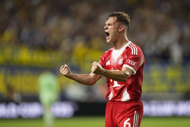 FC Bayern München v CA Boca Juniors: Group C - FIFA Club World Cup 2025 Joshua Kimmich central midfield of Bayern Munich and Germany celebrates the victory after winning the FIFA Club World Cup 2025 group C match between FC Bayern München and CA Boca Juniors at Hard Rock Stadium on June 20, 2025 in Miami Gardens, Florida. Miami Gardens Florida United States Copyright: xJosexBretonx originalFilename:bretonhernandez-fcbayern250620_nplWe
