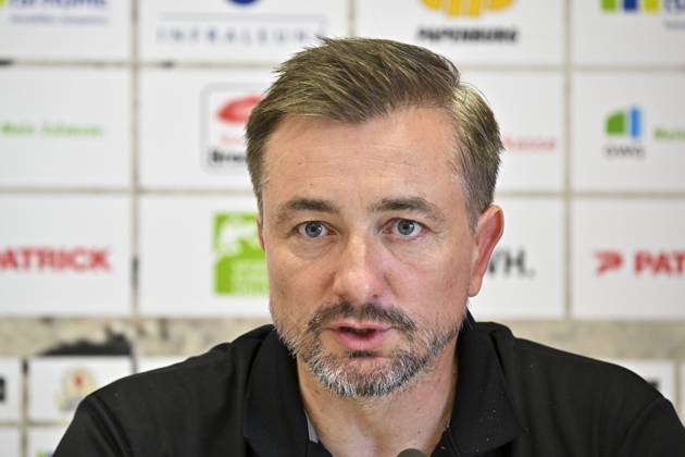 Daniel Meyer (HFC, Sportdirektor), Pressekonferenz, Hallescher FC Trainingsauftakt, Fussball, RL Nordost, Vorbereitung, Saison 2025 26, 23.06.2025 Halle Leuna Chemie Stadion ST Deutschland