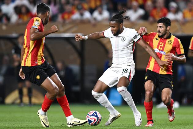 Db Philadelphia 24 06 2025 - FIFA Club World Cup 2025 Esperance de Tunis-Chelsea foto Daniele Buffa Image nella foto: Christopher Nkunku-Mohamed Ben Ali