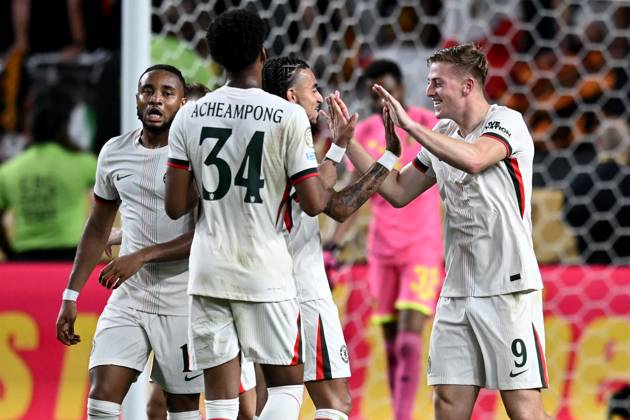 Db Philadelphia 24 06 2025 - FIFA Club World Cup 2025 Esperance de Tunis-Chelsea foto Daniele Buffa Image nella foto: esultanza gol Liam Delap