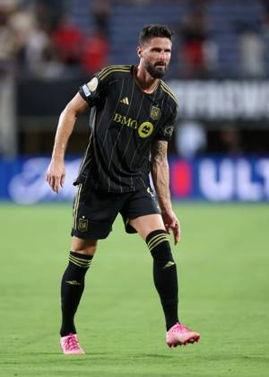 Orlando, USA, 24th June 2025. Oliver Giroud of Los Angeles FC during the Los Angeles FC vs CR Flamengo FIFA Club World Cup match at Camping World Stadium, Orlando. Picture credit should read: David Klein Sportimage EDITORIAL USE ONLY. No use with unauthorised audio, video, data, fixture lists, club league logos or live services. Online in-match use limited to 120 images, no video emulation. No use in betting, games or single club league player publications. SPI_163_DK_LA_FC_Flamengo SPI-3991-0163