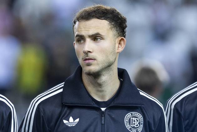 UEFA U21, U 21 Europameisterschaft, Halbfinale: Deutschland - Frankreich; 25.06.2025 Max Rosenfelder (Deutschland, 5) bei der UEFA U21-Europameisterschaft vor dem Halbfinalspiel Deutschland - Frankreich, am 25.06.2025, Kosice Football Arena, Kosice, Slowakei Copyright: xBEAUTIFULxSPORTS Meuselx
