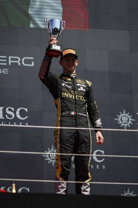 AUTO - FORMULA 2 2025 - AUSTRIA FORNAROLI Leonardo (ita), Invicta Racing, Dallara F2 2024, portrait podium during the 7th round of the 2025 FIA Formula 2 Championship from June 27 to 29, 2025 on the Red Bull Ring, in Spielberg, Austria - SpielbergAustria  Copyright: xXavixBonillax