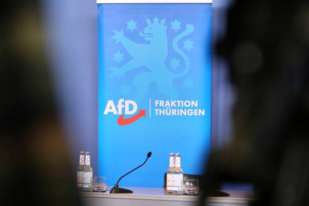 Berlin, Deutschland, 12.05.2025: Haus der Bundespressekonferenz: Pressekonferenz: AfD-Fraktion im Thüringer Landtag, Verfassungswidrige Beobachtung von Landtagsabgeordneten durch die Verfassungsschutzbehörden der Länder: AfD-Fraktion Thüringen Copyright: xdtsxNachrichtenagenturx dts_66528