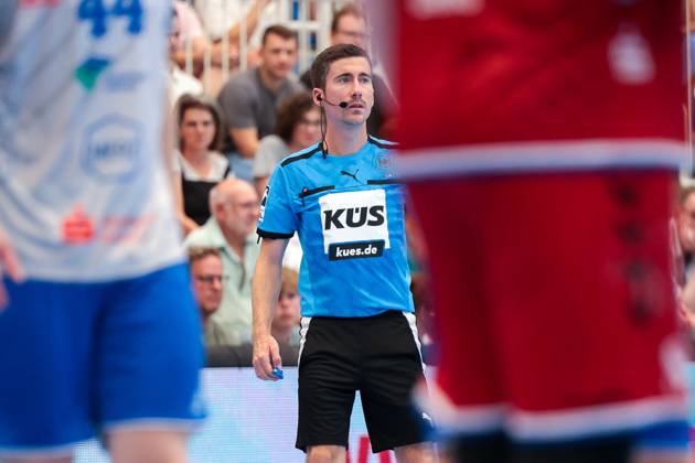 29.06.2025, 2. Handball Bundesliga, Nachholspiel, TuSEM Essen - Dessau-Rosslauer HV 06, Schiedsrichter Philipp Dinges, Essen Sporthalle Am Hallo NRW Deutschland xRHR-FOTO DEx Copyright: DennisxEwert RHR-FOTOx RHR-FOTO DE