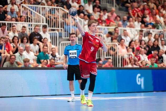 29.06.2025, 2. Handball Bundesliga, Nachholspiel, TuSEM Essen - Dessau-Rosslauer HV 06, Mika Petersen (TuSEM Essen), Essen Sporthalle Am Hallo NRW Deutschland xRHR-FOTO DEx Copyright: DennisxEwert RHR-FOTOx RHR-FOTO DE