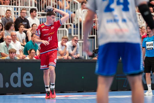 29.06.2025, 2. Handball Bundesliga, Nachholspiel, TuSEM Essen - Dessau-Rosslauer HV 06, Lev Szuharev (TuSEM Essen), Essen Sporthalle Am Hallo NRW Deutschland xRHR-FOTO DEx Copyright: DennisxEwert RHR-FOTOx RHR-FOTO DE