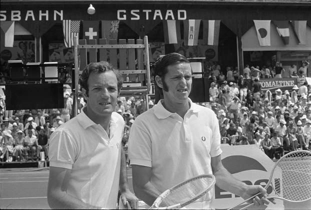 Swiss Open Gstaad 1971: Tom Okker, Roy Emerson Swiss Open Gstaad 1971: Tom Okker, Roy Emerson 30144585