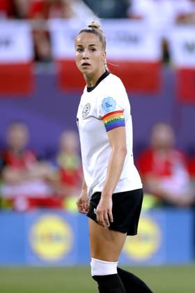 GWINN Giulia Kapitaenin Team Deutschland UEFA Frauen Fussball EURO 2025 in der Schweiz Vorrundenspiel Deutschland - Polen 2 : 0 am 04.07. 2025 in St.Gallen Copyright: xLacixPerenyix