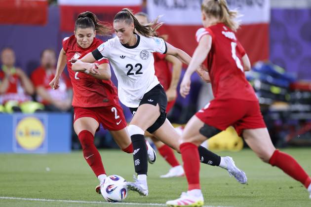 BRAND Jule Team Deutschland UEFA Frauen Fussball EURO 2025 in der Schweiz Vorrundenspiel Deutschland - Polen 2 : 0 am 04.07. 2025 in St.Gallen Copyright: xLacixPerenyix