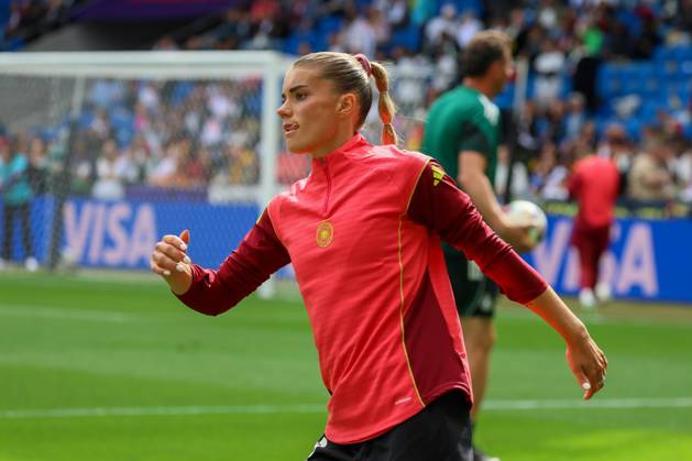 Basel, Schweiz 08. Juli 2025: UEFA - Euro 2025 Woman - Deutschland vs. Dänemark Im Bild: Selina Cerci (Deutschland) beim Warm-Up vor dem Spiel gegen Dänemark bei der WEURO 2025 in Basel. St. Jakob-Park Copyright: xFotostandx xFantinix