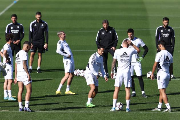 October 1, 2022, VALDEBEBAS, MADRID, SPAIN: Federico Valverde of Real Madrid in action during the training day celebrated at Ciudad Deportiva Real Madrid on October 01, 2022, in Valdebebas, Madrid, Spain. Copyright: xOscarxJ.xBarrosox