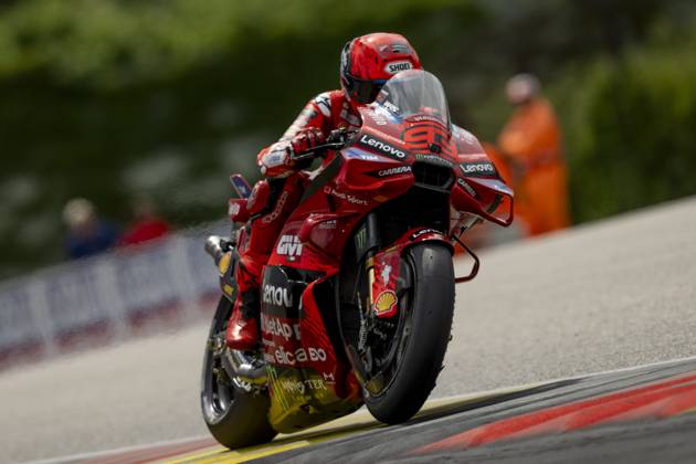 MOTO - MOTO GP - GERMANY GRAND PRIX 2025 93 MARQUEZ Marc (spa), Ducati Lenovo Team, Ducati Desmosedici GP25, action during the 2025 MotoGP Motul Liqui Moly Grand Prix of Germany, Germany GP, on the Sachsenring circuit, from July 11 to 13, in Germany - Hohenstein-ErnstthalGermany Copyright: xGIGIxSOLDANOx