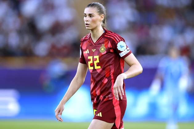 BRAND Jule Team Deutschland UEFA Frauen Fussball EURO 2025 in der Schweiz Vorrundenspiel Schweden - Deutschland 4 : 1 am 12.07. 2025 in Zuerich Copyright: xLacixPerenyix