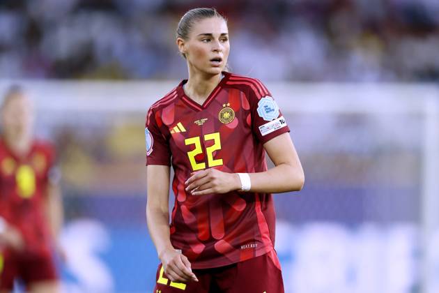 BRAND Jule Team Deutschland UEFA Frauen Fussball EURO 2025 in der Schweiz Vorrundenspiel Schweden - Deutschland 4 : 1 am 12.07. 2025 in Zuerich Copyright: xLacixPerenyix