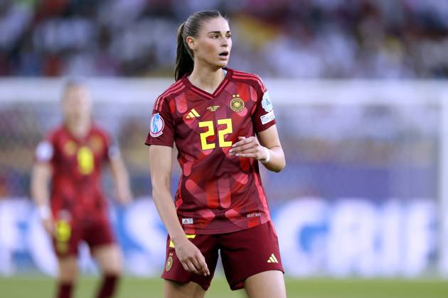 BRAND Jule Team Deutschland UEFA Frauen Fussball EURO 2025 in der Schweiz Vorrundenspiel Schweden - Deutschland 4 : 1 am 12.07. 2025 in Zuerich Copyright: xLacixPerenyix
