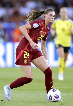 BRAND Jule Team Deutschland UEFA Frauen Fussball EURO 2025 in der Schweiz Vorrundenspiel Schweden - Deutschland 4 : 1 am 12.07. 2025 in Zuerich Copyright: xLacixPerenyix