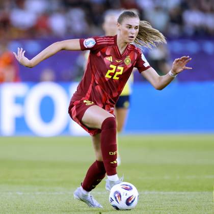 BRAND Jule Team Deutschland UEFA Frauen Fussball EURO 2025 in der Schweiz Vorrundenspiel Schweden - Deutschland 4 : 1 am 12.07. 2025 in Zuerich Copyright: xLacixPerenyix