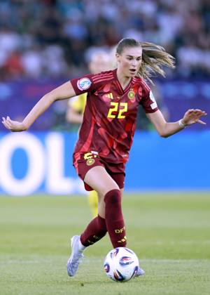 BRAND Jule Team Deutschland UEFA Frauen Fussball EURO 2025 in der Schweiz Vorrundenspiel Schweden - Deutschland 4 : 1 am 12.07. 2025 in Zuerich Copyright: xLacixPerenyix