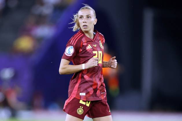 SENSS Elisa Team Deutschland UEFA Frauen Fussball EURO 2025 in der Schweiz Vorrundenspiel Schweden - Deutschland 4 : 1 am 12.07. 2025 in Zuerich Copyright: xLacixPerenyix
