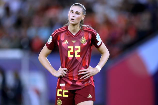 BRAND Jule Team Deutschland UEFA Frauen Fussball EURO 2025 in der Schweiz Vorrundenspiel Schweden - Deutschland 4 : 1 am 12.07. 2025 in Zuerich Copyright: xLacixPerenyix