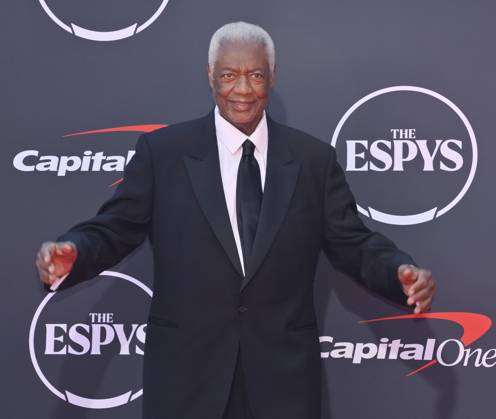 Oscar Robertson attends the ESPY Awards at the Dolby Theatre in the Hollywood section of Los Angeles on Wednesday, July 16, 2025. The annual event honors the top athletes and performances of the year.  LAP2025071616 JIMxRUYMEN