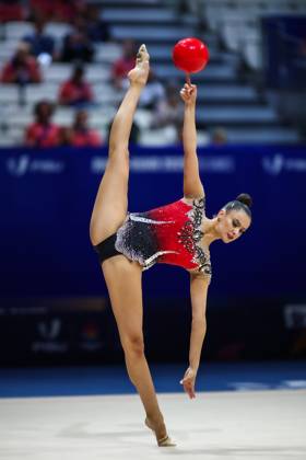 Rhine-Ruhr 2025 FISU World University Summer Games; 17.07.2025 Alina Harnasko (AIN) at first day of qualification; Rhine-Ruhr 2025 FISU World University Summer Games at 17.07.2025 in the Messe Halle 4 in Essen (Germany). Copyright: xBEAUTIFULxSPORTS U.xFassbenderx